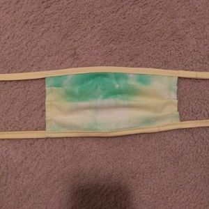 Handmade tie dye face mask. Hand sewn. Spring